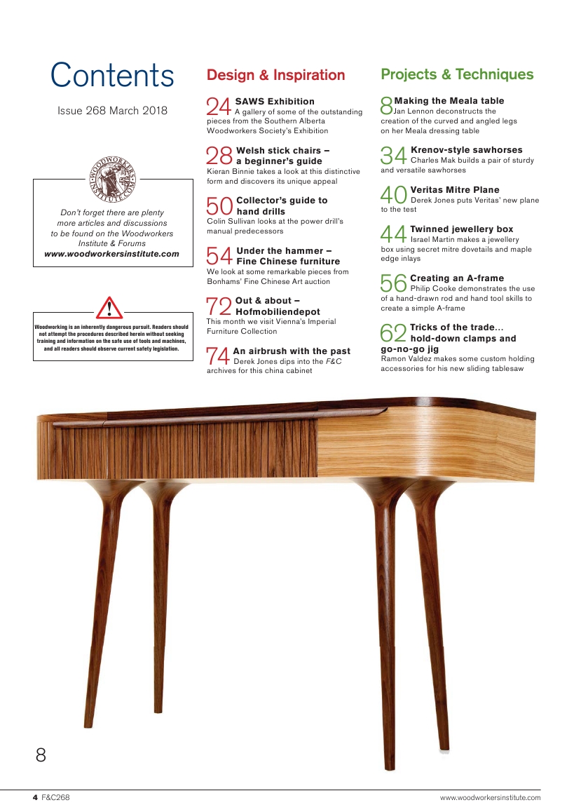 Furniture & Cabinetmaking 268 2018-03